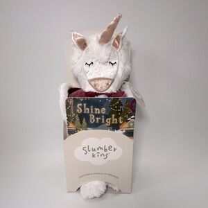 Slumberkins Shine Bright Unicorn Kin Stuffy Plush Toy New in Box with‎ Card